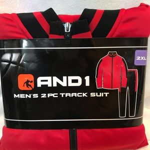 Men’s 2 Piece Track set Red